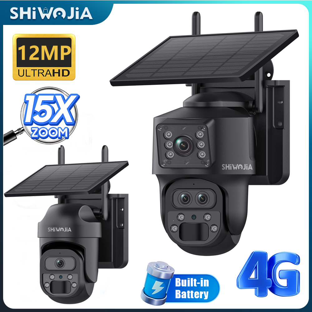 Garden Camera - كاميرا SHIWOJIA 15X ZOOM الشمسية 4G