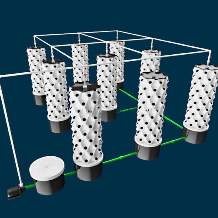 نظام زراعة مائية ذكي للحدائق ا - مراجعة Hydroponic Tower وسعره