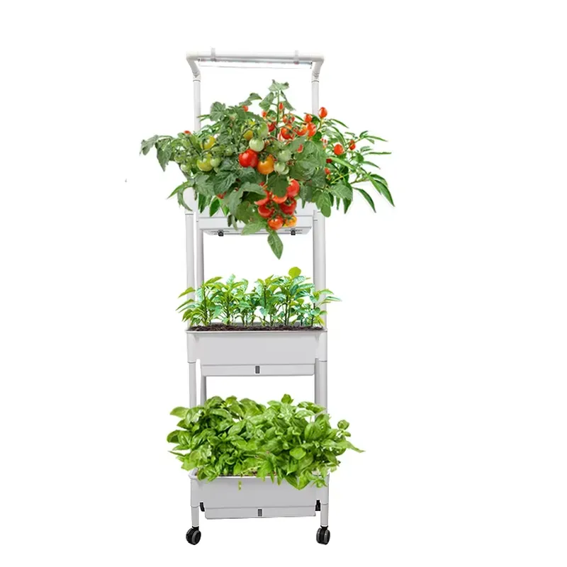 نظام زراعة عمودي متحرك بثلاثة  - مراجعة Self Watering Planter وسعره