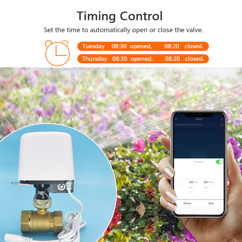 صمام مياه ذكي 1/2 بوصة 3/4 بوص - مراجعة Smart Garden System وسعره