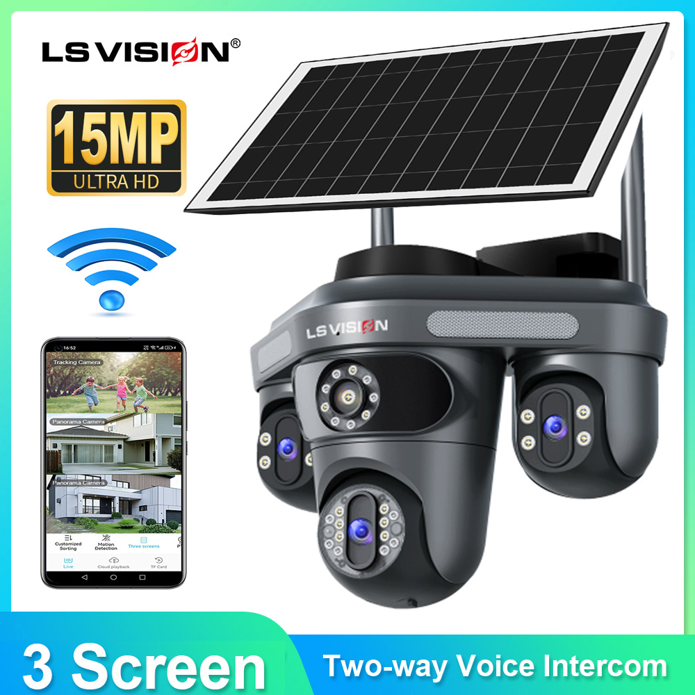 LS VISION عدسة متعددة 3 شاشة و - مراجعة Garden Camera وسعره