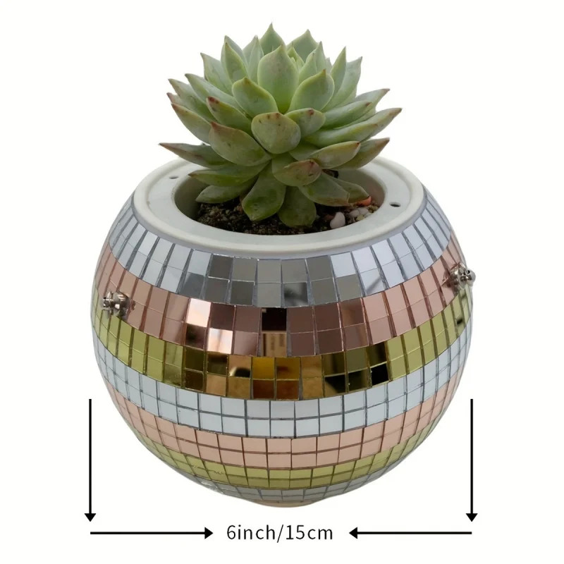 زارع كرات ديسكو مرآة معلقة مست - مراجعة Self Watering Planter وسعره