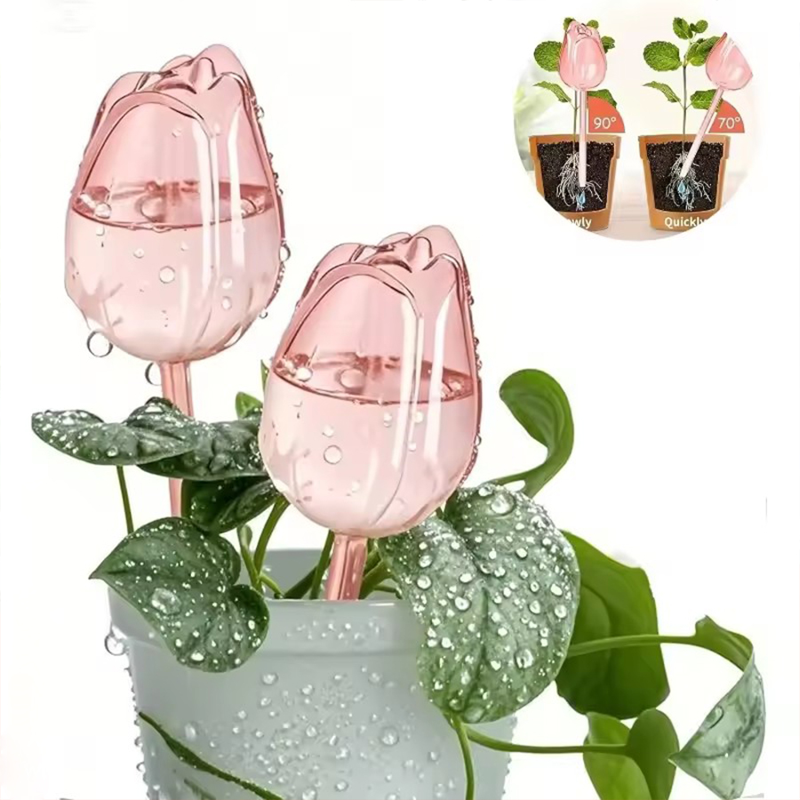 مروي ذاتي الشفافية على شكل زهر - مراجعة Self Watering Planter وسعره