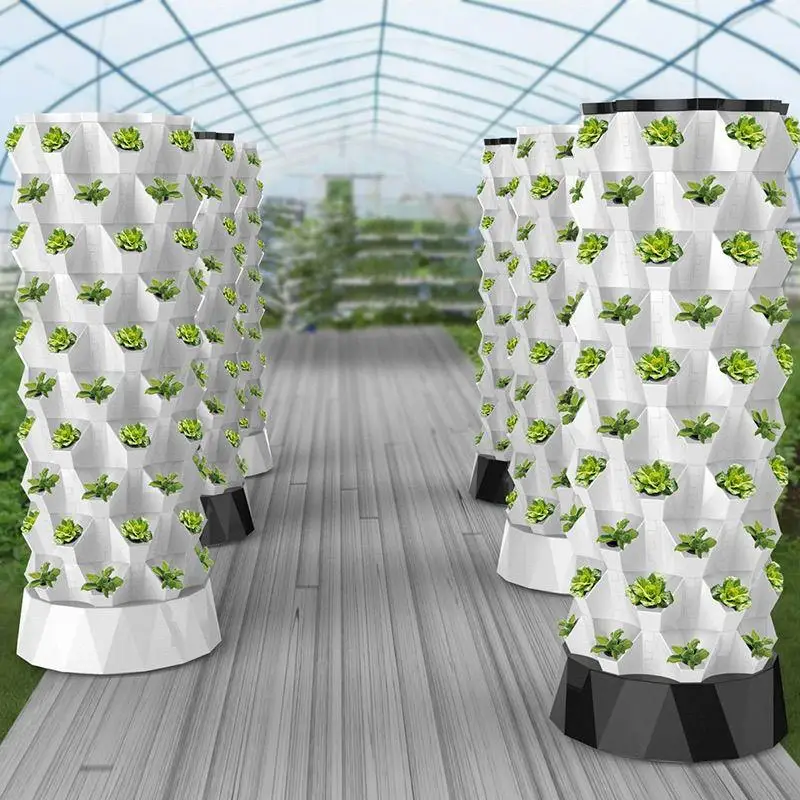 برج زراعة عمودي بنظام الزراعة  - مراجعة Hydroponic Tower وسعره